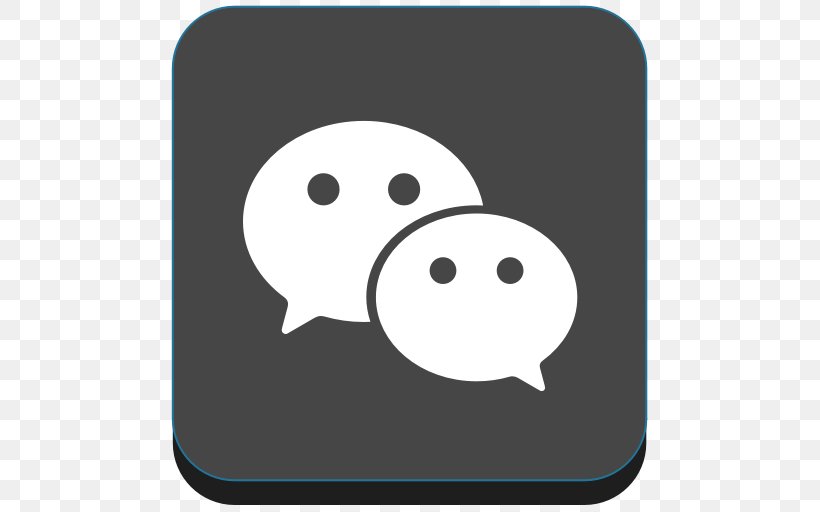 WeChat Social Media WhatsApp IPhone, PNG, 512x512px, Wechat, Black, Emoticon, Fictional Character, Google Play Download Free