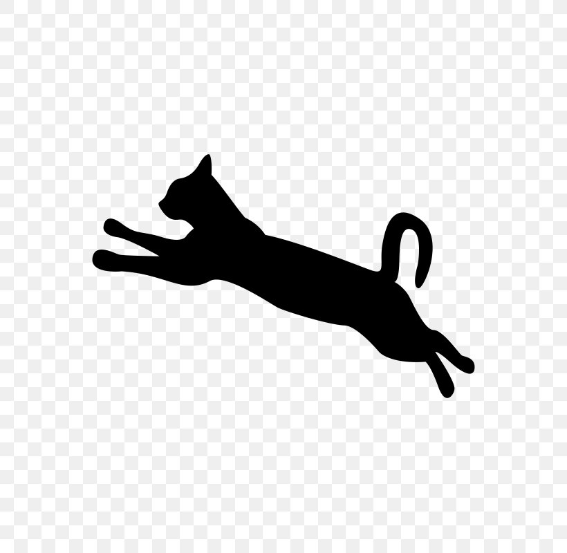 Cat Dog Silhouette Clip Art, PNG, 800x800px, Cat, Black, Black And White, Black Cat, Carnivoran Download Free