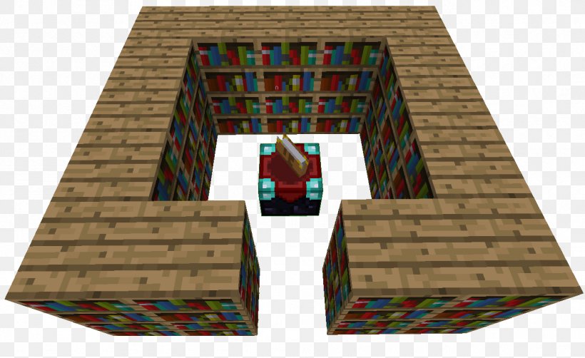 Minecraft Enchantment Table Bookcase Room, PNG, 1294x793px, Minecraft, Bed, Bench, Book, Bookcase Download Free