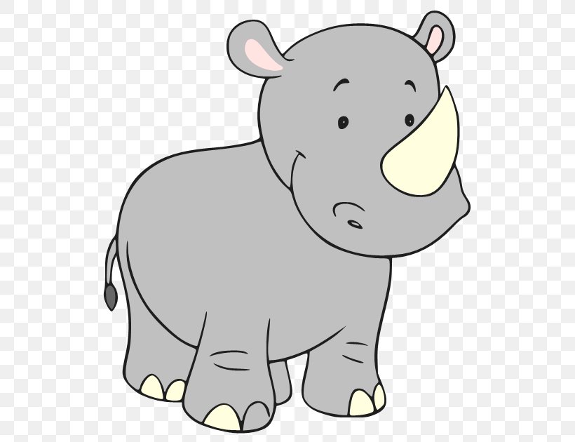 Rhinoceros Cuteness Clip Art, PNG, 550x630px, Rhinoceros, African Elephant, Animal Figure, Area, Artwork Download Free