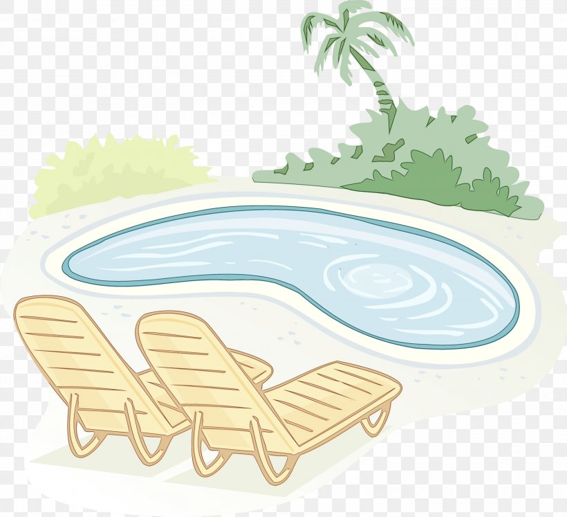 Clip Art Tree Outdoor Furniture Furniture Vacation, PNG, 3000x2735px, Watercolor, Furniture, Outdoor Furniture, Paint, Plant Download Free