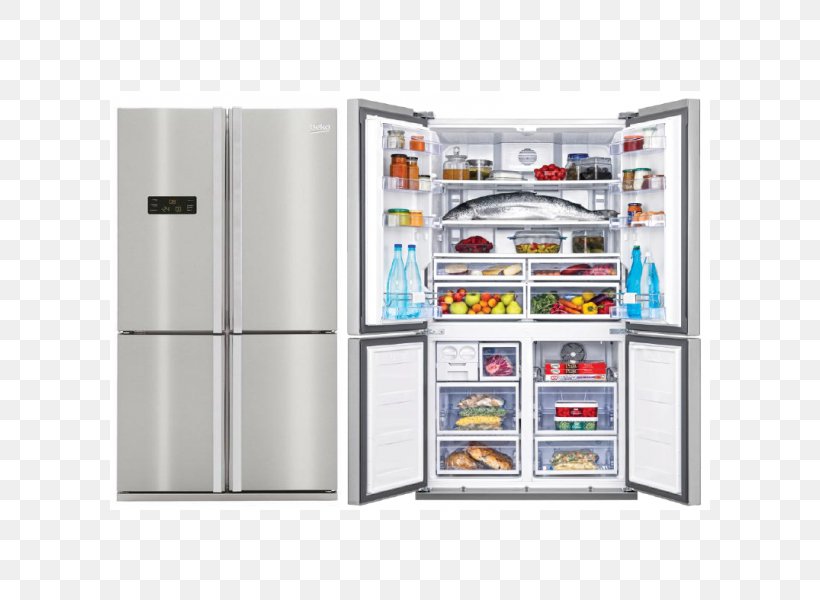 Refrigerator BEKO GNE 114631 X Beko GNE 114612 X BEKO Beko SideB GN 162531 ZFX A++ Sr GN 162531 ZFX, PNG, 600x600px, Refrigerator, Autodefrost, Beko, Drawer, Freezers Download Free