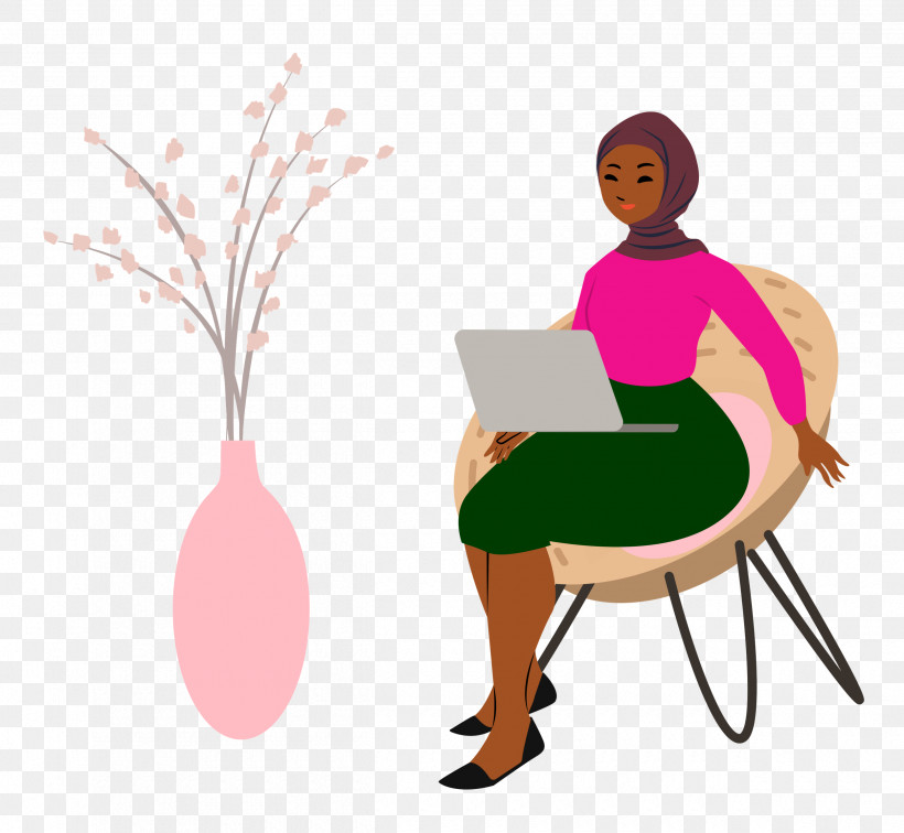 Alone Time Lady Computer, PNG, 2500x2306px, Alone Time, Arm Architecture, Arm Cortexm, Behavior, Cartoon Download Free