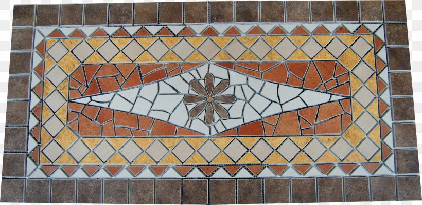 Mosaic Art Rose Window Porcelain Tile Flooring, PNG, 3044x1488px, Mosaic, Art, Bathroom, Carpet, Compass Rose Download Free