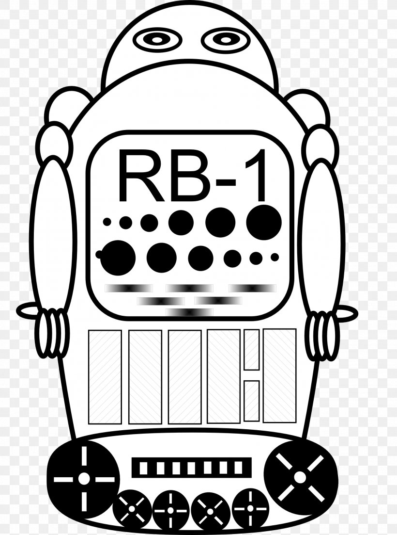 Robotics Clip Art, PNG, 1969x2650px, Robot, Area, Artwork, Black, Black And White Download Free