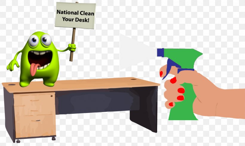 Computer Desk Office Cleaning Organization, PNG, 1018x610px, Desk, Animation, Cleaner, Cleaning, Computer Download Free