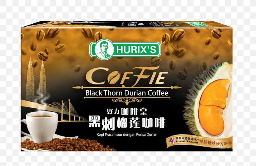 Instant Coffee White Coffee Durian Drink, PNG, 800x533px, Coffee, Brand, Drink, Durian, Flavor Download Free