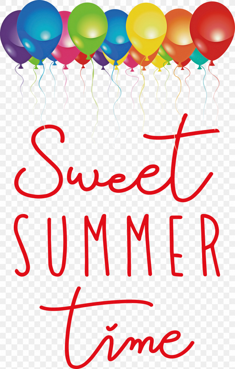 Sweet Summer Time Summer, PNG, 1912x3000px, Summer, Balloon, Line Download Free