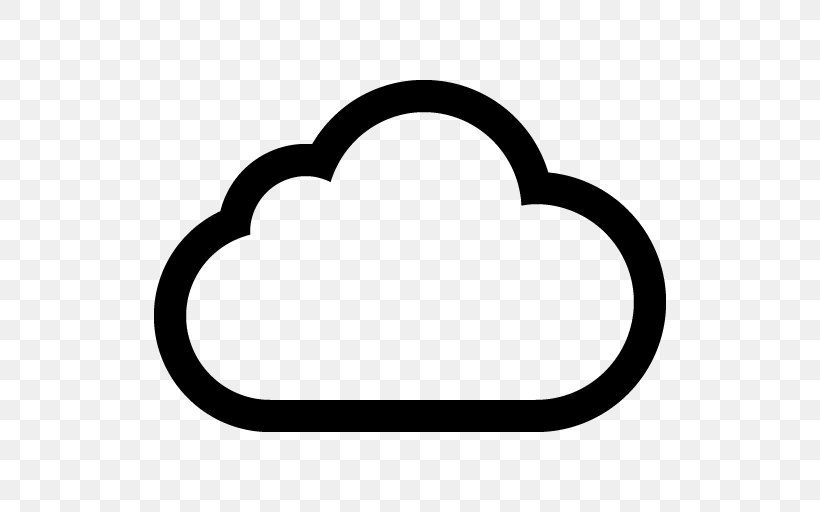Cloud Computing Symbol Internet Clip Art, PNG, 512x512px, Cloud Computing, Area, Black, Black And White, Cloud Storage Download Free