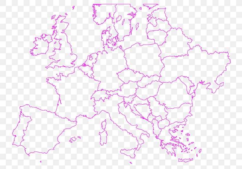 Europe Blank Map World Map, PNG, 800x572px, Europe, Area, Blank Map, Geography, Magenta Download Free