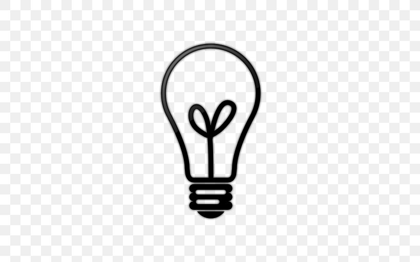 Incandescent Light Bulb Lamp Clip Art, PNG, 512x512px, Light, Black, Black And White, Blacklight, Body Jewelry Download Free