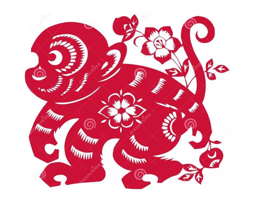 Chinese Zodiac Monkey Chinese New Year Clip Art, PNG, 1630x1272px, Watercolor, Cartoon, Flower, Frame, Heart Download Free