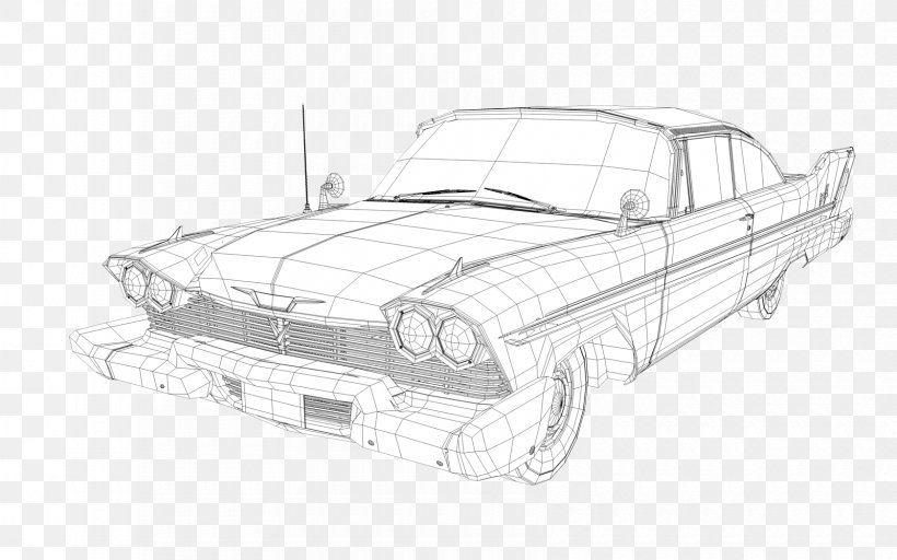 Compact Car Plymouth Fury Drawing, PNG, 1680x1050px, Car, Artwork, Automotive Design, Automotive Exterior, Black And White Download Free