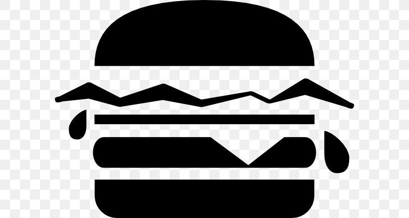 Hamburger Barbecue Salisbury Steak Cheeseburger Fast Food, PNG, 600x437px, Hamburger, Area, Barbecue, Black, Black And White Download Free