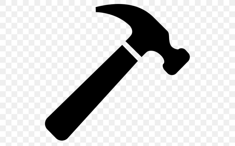 Hammer Tool Clip Art, PNG, 512x512px, Hammer, Axe, Black And White, Claw Hammer, Framing Hammer Download Free