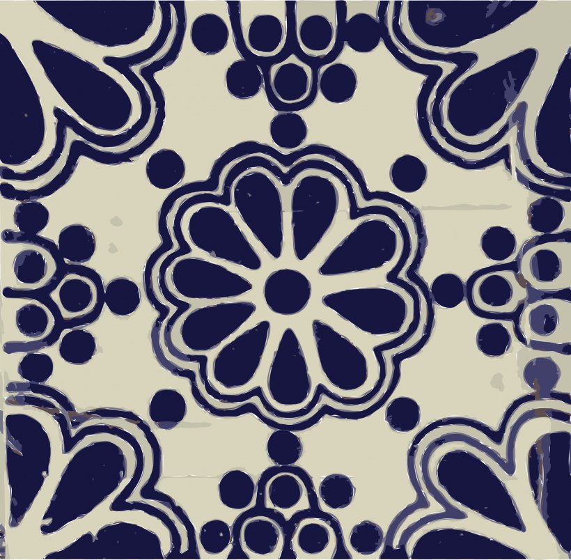 Mexican Cuisine Tile Talavera Pottery Ceramic Blue, PNG, 2400x2355px, Mexican Cuisine, Azulejo, Black And White, Blue, Ceramic Download Free