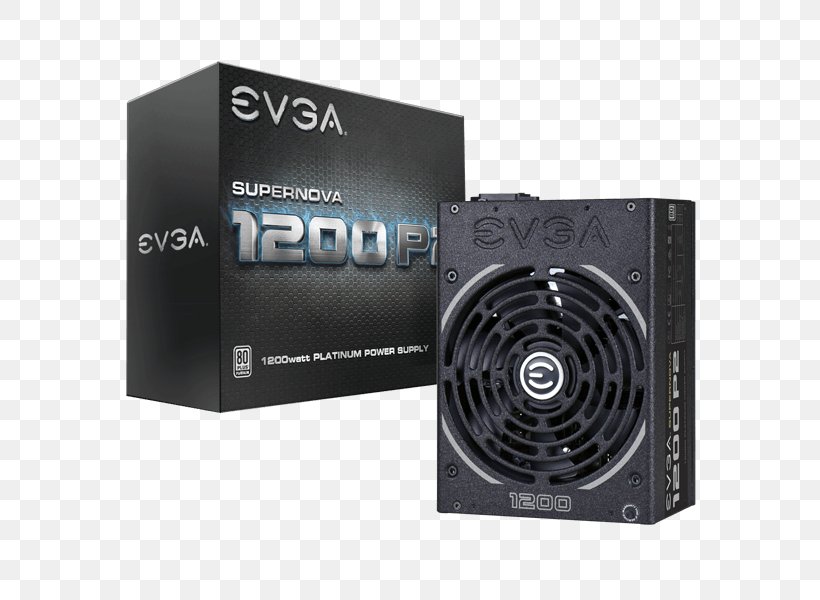 Power Supply Unit EVGA Corporation 80 Plus EVGA SuperNOVA 1200 P2 ATX, PNG, 600x600px, 80 Plus, Power Supply Unit, Amd Crossfirex, Atx, Computer Download Free