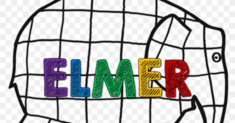 Elmer The Patchwork Elephant Coloring Book Elephantidae The Elephants, PNG, 1104x580px, Elmer The Patchwork Elephant, Area, Art, Book, Child Download Free