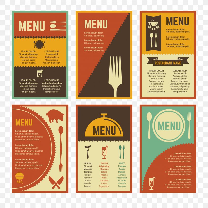 Menu Restaurant Graphic Design, PNG, 3333x3333px, Menu, Advertising, Brand, Brochure, Food Download Free