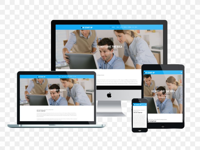 Responsive Web Design Web Template System WordPress Theme, PNG, 1000x750px, Responsive Web Design, Business, Collaboration, Communication, Communication Device Download Free