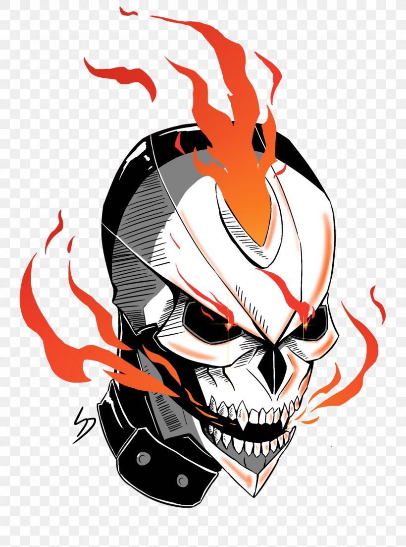 Johnny Blaze Ghost Image Illustration Clip Art, PNG, 1280x1722px, Johnny Blaze, Art, Automotive Design, Black And White, Bone Download Free