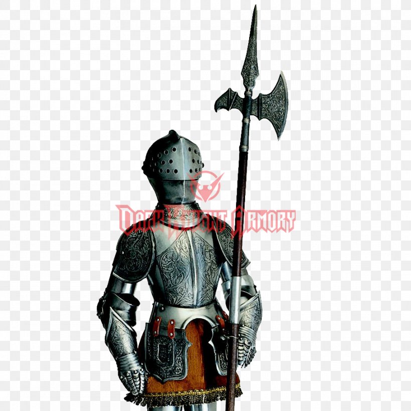 Middle Ages Plate Armour Body Armor Halberd Knight, PNG, 909x909px, 16th Century, Middle Ages, Action Figure, Armour, Body Armor Download Free
