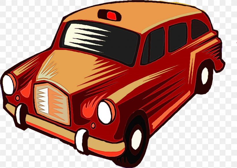 Vehicle Car Cartoon Classic Car Antique Car, PNG, 2326x1656px, Watercolor, Antique Car, Car, Cartoon, Classic Car Download Free