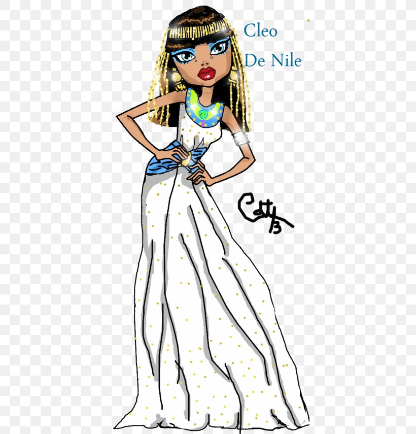Cleo De Nile Monster High Wikia, PNG, 400x855px, Watercolor, Cartoon, Flower, Frame, Heart Download Free
