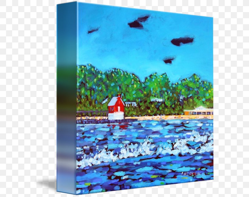 Grand Haven Painting Fine Art Work Of Art, PNG, 600x650px, Grand Haven, Acrylic Paint, Art, Artwork, Ecosystem Download Free