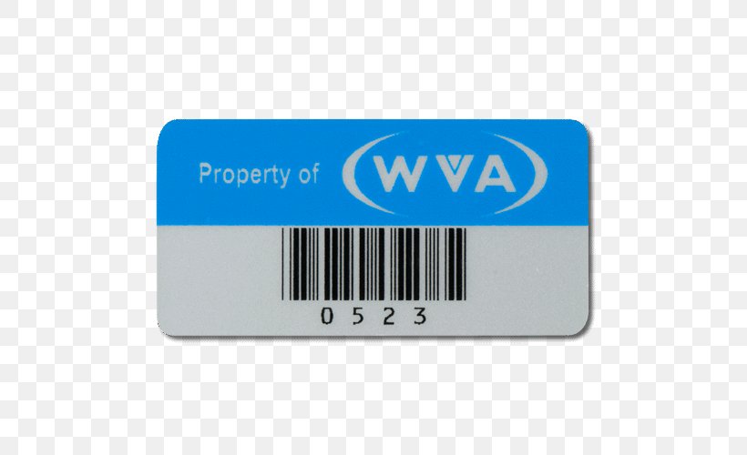 Asset Tracking Label Barcode Sticker, PNG, 500x500px, Asset Tracking, Asset, Barcode, Brand, Electric Blue Download Free