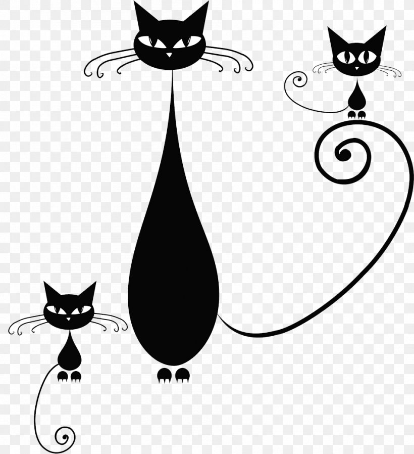 Black Cat Drawing, PNG, 949x1040px, Cat, Art, Artwork, Black, Black And White Download Free