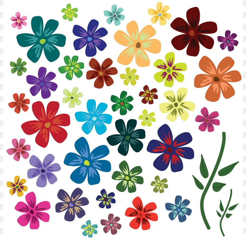 Flower Euclidean Vector Clip Art, PNG, 800x800px, Flower, Area, Cut Flowers, Drawing, Flora Download Free
