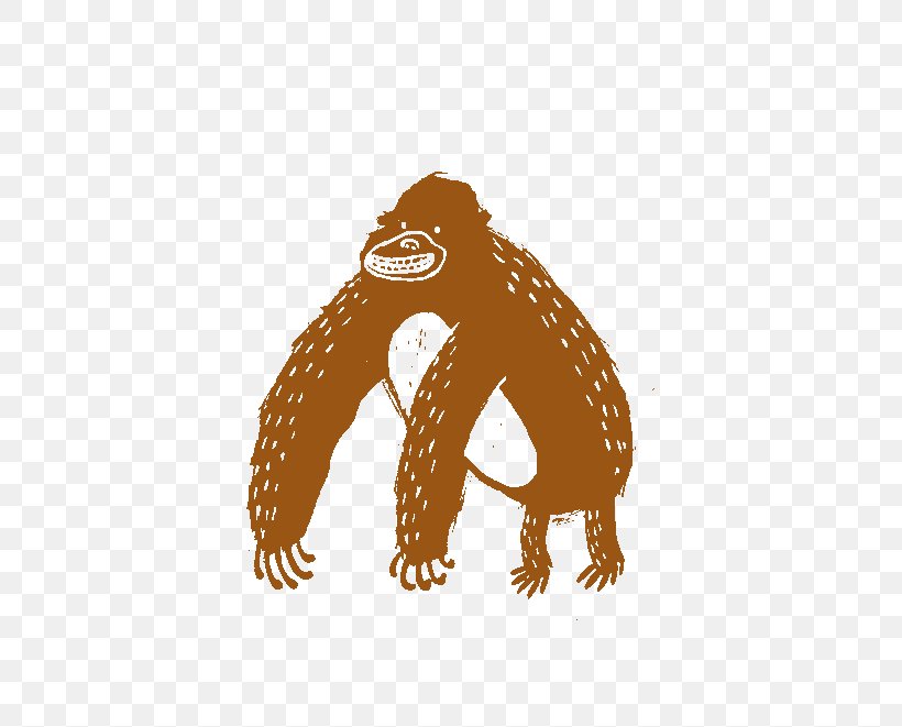 Gorilla Cartoon Illustration, PNG, 662x661px, Gorilla, Carnivoran, Cartoon, Fauna, Gratis Download Free