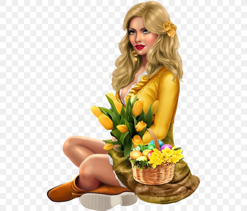 Julie Bell Woman Easter, PNG, 510x700px, Watercolor, Cartoon, Flower, Frame, Heart Download Free