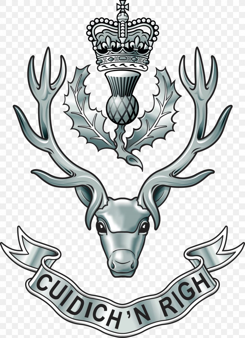 Queen's Own Highlanders (Seaforth And Camerons) Royal Regiment Of Scotland Queen's Own Cameron Highlanders, PNG, 1596x2201px, Highlanders, Antler, Badge, Black Watch, British Army Download Free