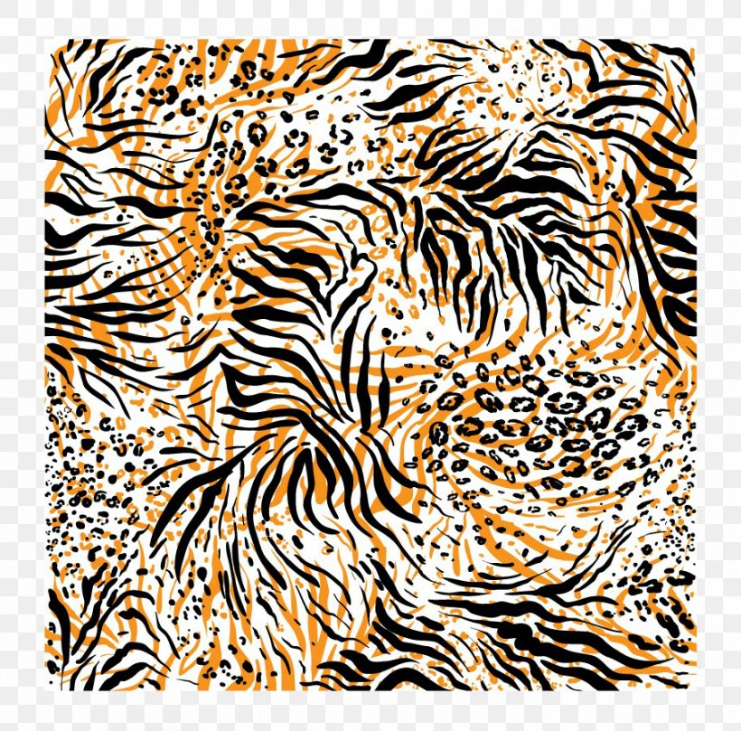 Tiger Cheetah Pattern, PNG, 908x896px, Tiger, Animal, Animal Print, Area, Art Download Free