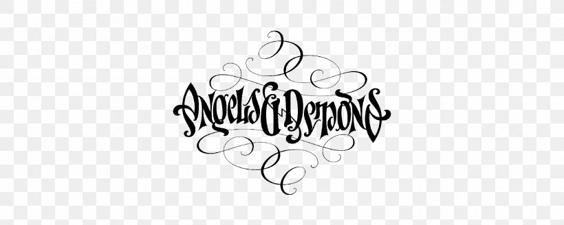 Angels & Demons Ambigram Illuminati Logo Calligraphy, PNG, 1920x768px, 2009, Angels Demons, Ambigram, Artwork, Black Download Free