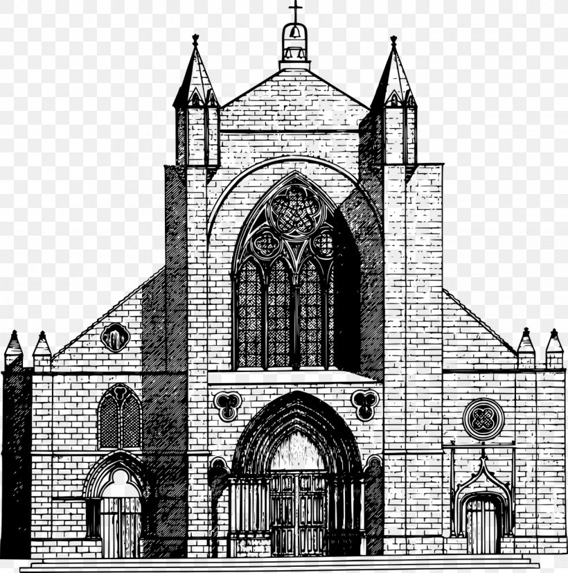 Black And White Church Architecture Building, PNG, 1268x1280px, Black And White, Abbey, Almshouse, Arch, Architecture Download Free
