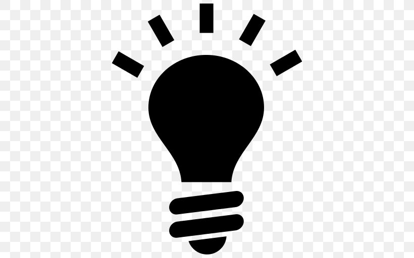 Incandescent Light Bulb Electricity Electric Light, PNG, 512x512px, Light, Black, Black And White, Compact Fluorescent Lamp, Electric Light Download Free