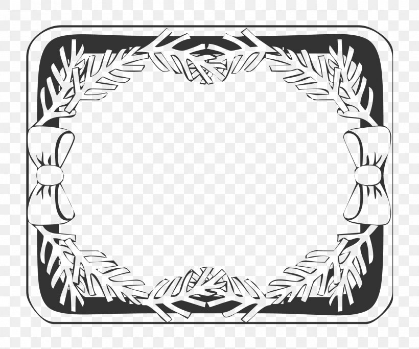 Holiday Frame, PNG, 1800x1500px, Black And White, Area, Black, Color, Copyright Download Free