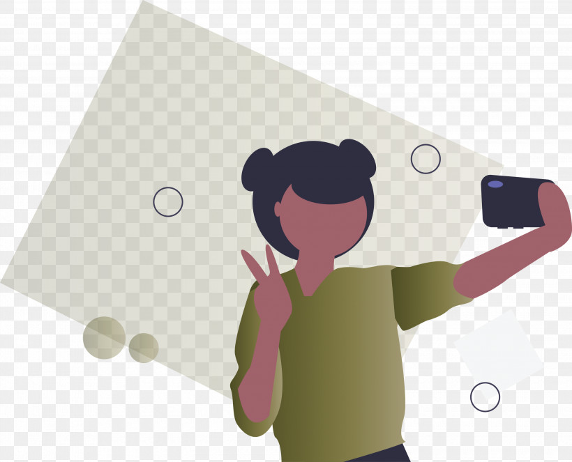 Taking Selfie Girl Camera, PNG, 3000x2427px, Taking Selfie, Camera, Cartoon, Gesture, Girl Download Free