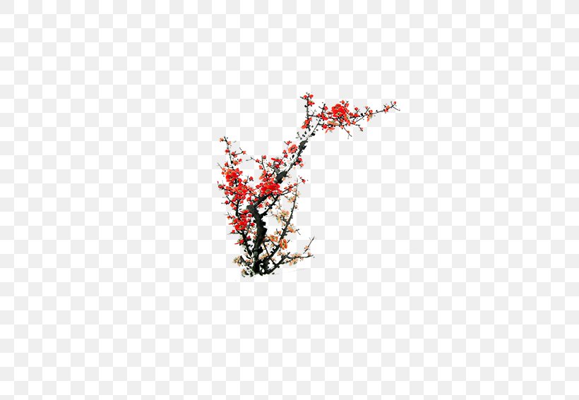 Ink Wash Painting Plum Blossom Download, PNG, 567x567px, Ink Wash Painting, Branch, Flower, Plant, Plum Blossom Download Free