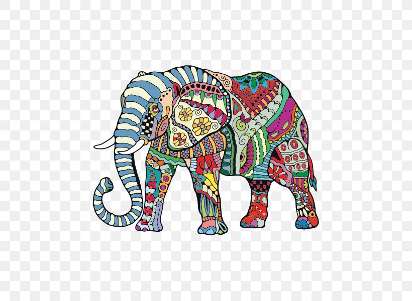 Mandala Drawing Asian Elephant Coloring Book, PNG, 600x600px, Mandala, African Elephant, Animal Figure, Asian Elephant, Child Download Free
