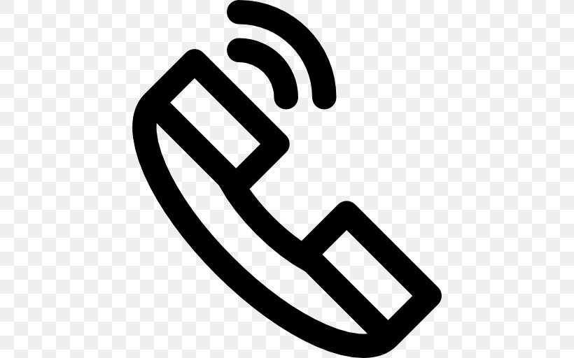 Phone Reciever, PNG, 512x512px, Telephone, Area, Black And White, Brand, Communication Download Free