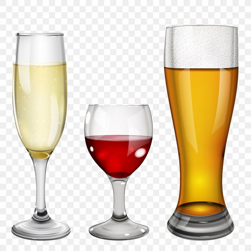 Beer Wine Champagne Alcoholic Drink, PNG, 1000x1000px, Beer, Alcoholic Drink, Beer Glass, Beer Glassware, Bottle Download Free