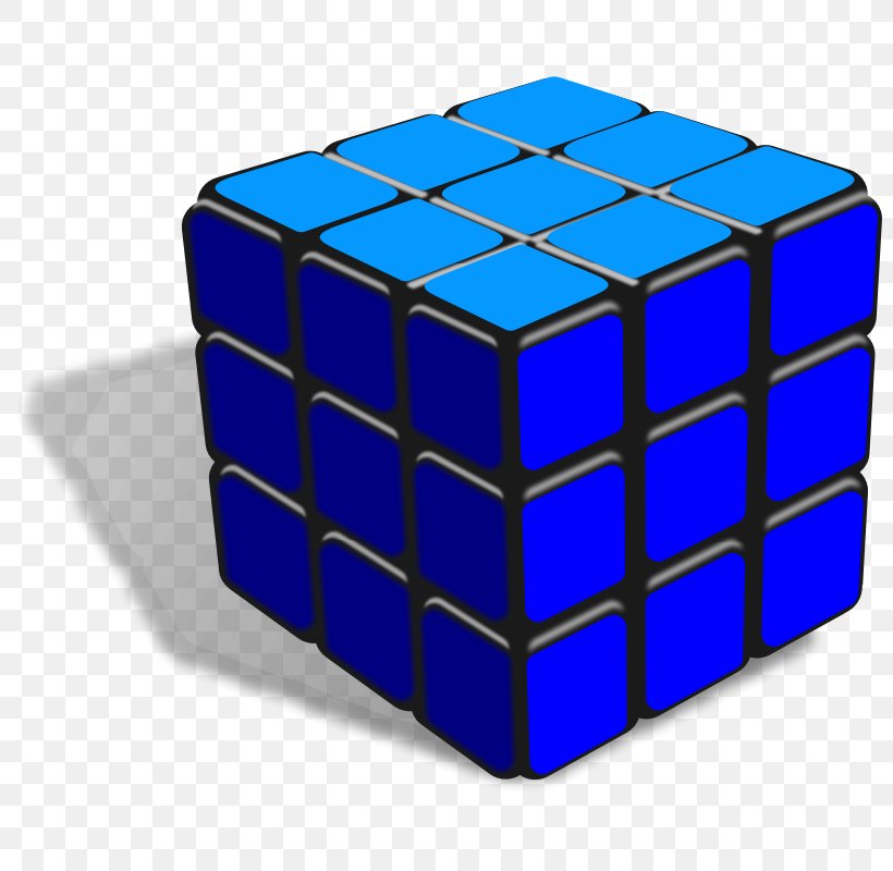 GameCube Rubik's Cube Blue Clip Art, PNG, 800x800px, Gamecube, Blue, Cobalt Blue, Color, Combination Puzzle Download Free