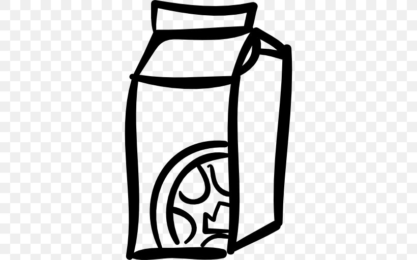 Milk Box Juice Clip Art, PNG, 512x512px, Milk, Area, Black And White, Box, Carton Download Free