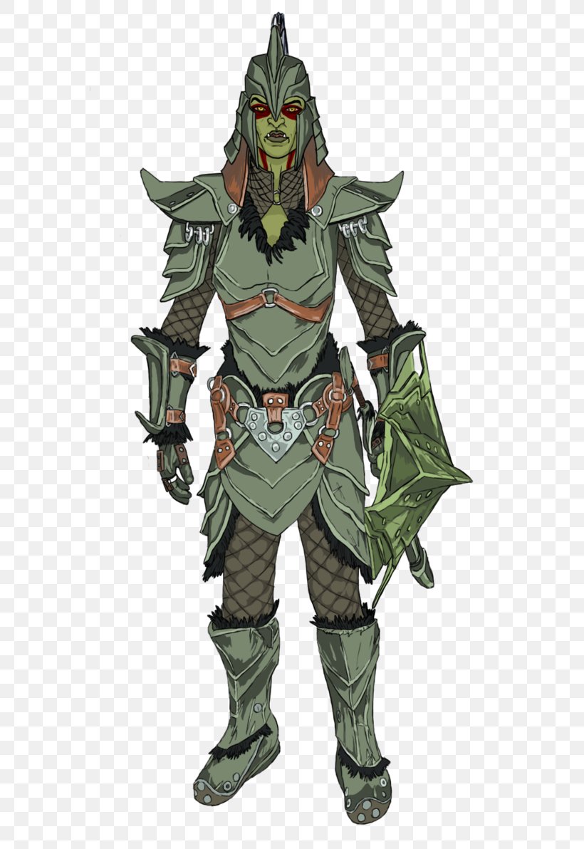 Armour The Elder Scrolls Adventures: Redguard The Elder Scrolls V: Skyrim – Dragonborn Orc Video Game, PNG, 600x1192px, Armour, Action Figure, Art, Costume Design, Demon Download Free