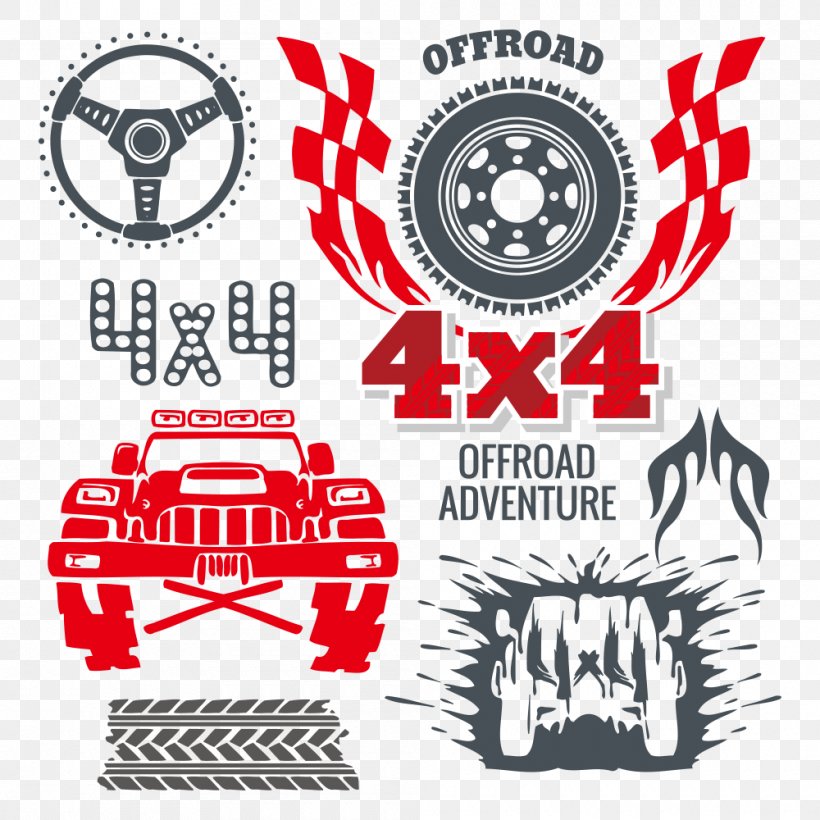 Car Off-roading Clip Art, PNG, 1000x1000px, Sport Utility Vehicle, Black And White, Brand, Car, Driving Download Free