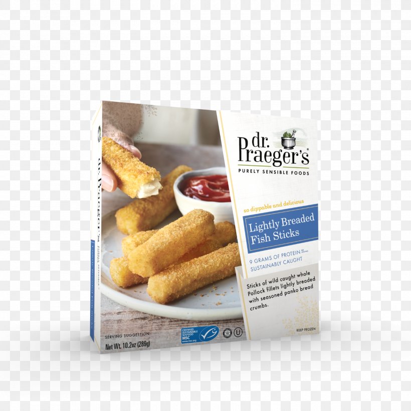 Fish Finger Fast Food Dr. Praeger's Frozen Food, PNG, 1500x1500px, Fish Finger, Bread, Cooking, Deep Frying, Fast Food Download Free